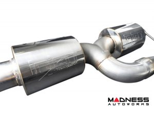 Ford Bronco Performance Exhaust System - Cat Back - Dual Exit - Injen - 3" - Black Tips